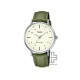 Casio General LTP-VT03L-3B Green Leather Band Women Watch Casio General LTP-VT03L-3B Green Leather Band Women Watch