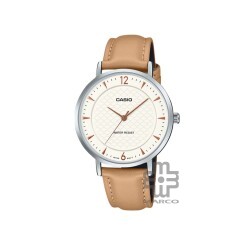 Casio General LTP-VT04L-7A1 Brown Leather Band Women Watch