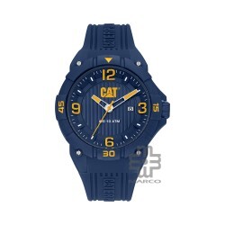 CAT DRIFT LW-111-26-637 Blue Silicone Band Analog Watch | 10 ATM | 45MM | 2Y Warranty