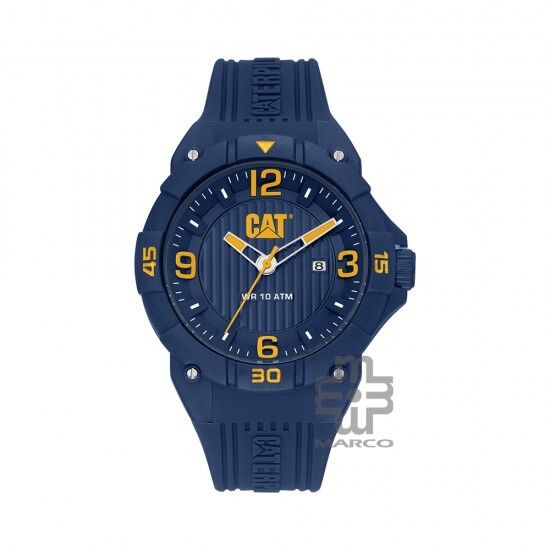 CAT DRIFT LW-111-26-637 Blue Silicone Band Analog Watch | 10 ATM | 45MM | 2Y Warranty