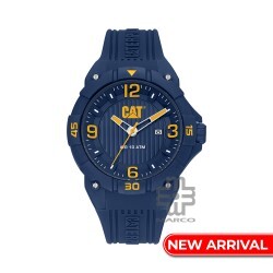 CAT DRIFT LW-111-26-637 Blue Silicone Band Analog Watch | 10 ATM | 45MM | 2Y Warranty