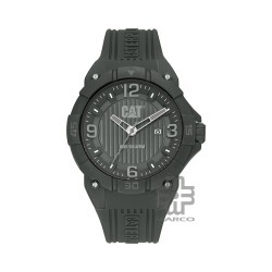 CAT DRIFT LW-151-25-535 Grey Silicone Band Analog Watch | 10 ATM | 45MM | 2Y Warranty