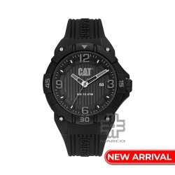 CAT DRIFT LW-161-21-131 Black Silicone Band Analog Watch | 10 ATM | 45MM | 2Y Warranty