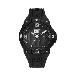 CAT DRIFT LW-161-21-132 Black Silicone Band Analog Watch | 10 ATM | 45MM | 2Y Warranty
