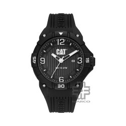 CAT DRIFT LW-161-21-132 Black Silicone Band Analog Watch | 10 ATM | 45MM | 2Y Warranty