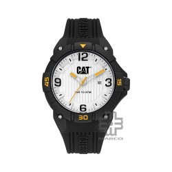 CAT DRIFT LW-161-21-231 Black Silicone Band Analog Watch | 10 ATM | 45MM | 2Y Warranty
