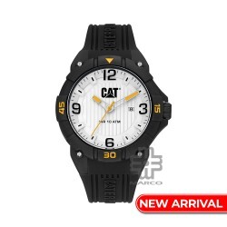 CAT DRIFT LW-161-21-231 Black Silicone Band Analog Watch | 10 ATM | 45MM | 2Y Warranty