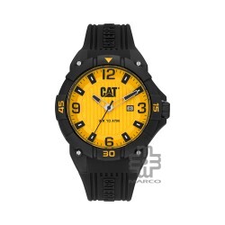 CAT DRIFT LW-161-21-731 Black Silicone Band Analog Watch | 10 ATM | 45MM | 2Y Warranty