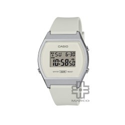 Casio General LW-204-7A White Resin Band Men / Women Watch