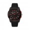 CAT GRIDLOCK LX-161-21-138 Black Silicone Band Analog Watch | 10 ATM | 47MM | 2Y Warranty