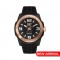 CAT GRIDLOCK LX-161-21-139 Black Silicone Band Analog Watch | 10 ATM | 47MM | 2Y Warranty