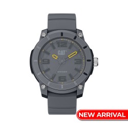 CAT STRYNOX LY-150-25-531 Dark Green Silicone Band Analog Watch | 10 ATM | 45MM | 2Y Warranty