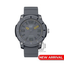 CAT STRYNOX LY-150-25-531 Dark Green Silicone Band Analog Watch | 10 ATM | 45MM | 2Y Warranty