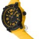 CAT STRYNOX LY-170-27-137 Yellow Silicone Band Analog Watch | 10 ATM | 45MM | 2Y Warranty