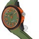 CAT LINEVOLT LZ-110-23-328 Green Silicone Band Analog Watch | 10 ATM | 45 MM | 2Y Warranty