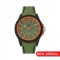 CAT LINEVOLT LZ-110-23-328 Green Silicone Band Analog Watch | 10 ATM | 45 MM | 2Y Warranty