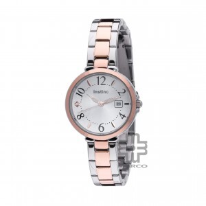 Instinc M6070M-XZ1IIW Rose Gold Stainless Steel Band Women Watch