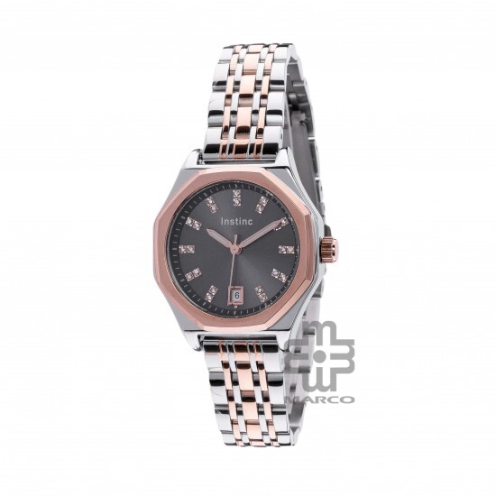 Instinc M6131M-XZ1IIZ Silver Stainless Steel Band Women Watch Instinc M6131M-XZ1IIZ Silver Stainless Steel Band Women Watch