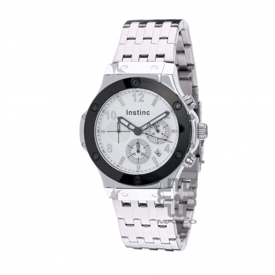 Instinc M6525L-XZ2YWW Silver Stainless Steel Band Men Watch Instinc M6525L-XZ2YWW Silver Stainless Steel Band Men Watch