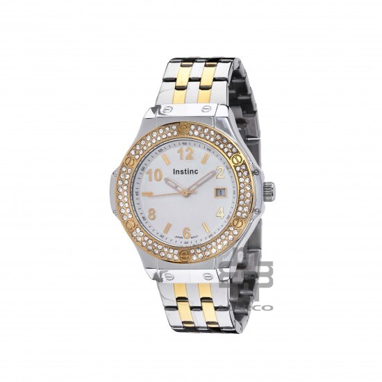 Instinc M6526L-XD1TTW Silver Stainless Steel Band Men Watch Instinc M6526L-XD1TTW Silver Stainless Steel Band Men Watch