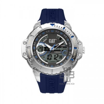 Caterpillar ANADIGIT MA-145-26-136 Grey Dial Blue Rubber Strap Analog and Digital Men Watch