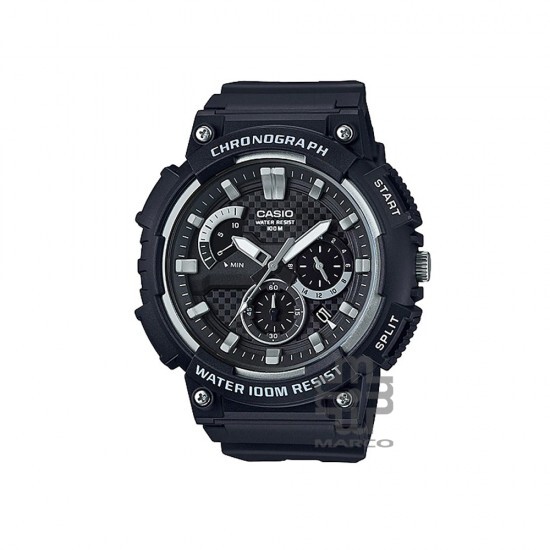Casio General MCW-200H-1AV Black Leather Band Men Youth Watch Casio General MCW-200H-1AV Black Leather Band Men Youth Watch