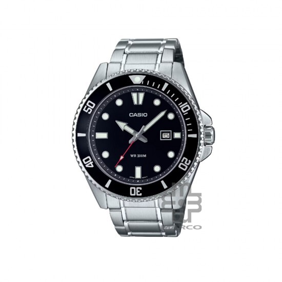 Casio General MDV-107D-1A1V Silver Stainless Steel Band Men Watch Casio General MDV-107D-1A1V Silver Stainless Steel Band Men Watch