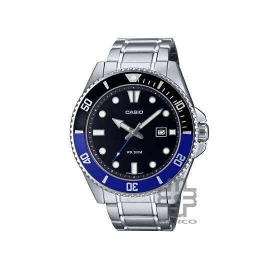 Casio General MDV-107D-1A2V Silver Stainless Steel Band Men Watch Casio General MDV-107D-1A2V Silver Stainless Steel Band Men Watch