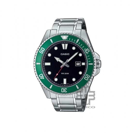 Casio General MDV-107D-3AV Silver Stainless Steel Band Men Watch Casio General MDV-107D-3AV Silver Stainless Steel Band Men Watch