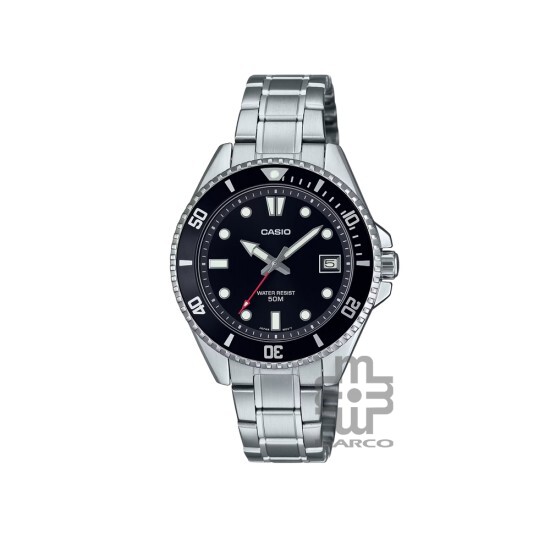 Casio General MDV-10D-1A1V Silver Stainless Steel Band Men Watch Casio General MDV-10D-1A1V Silver Stainless Steel Band Men Watch
