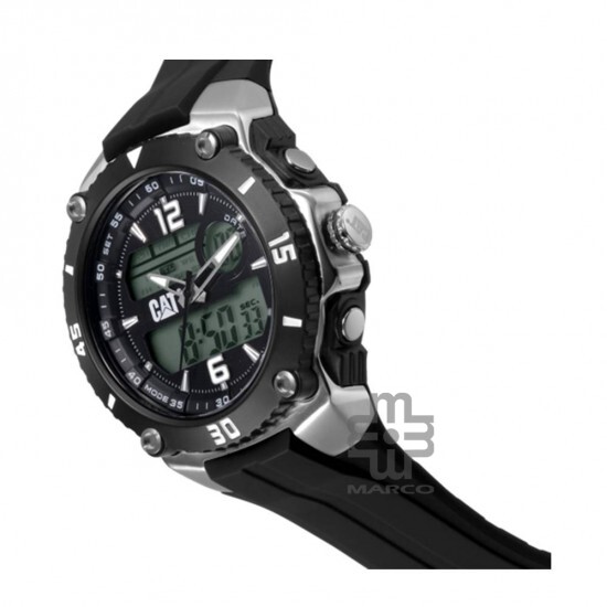 Caterpillar SPORTICA ME-145-21-131 DIGITAL AND ANALOG BLACK DAL BLACK PU STRAP MEN WATCH