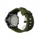 Caterpillar POWER A MF-145-23-133 DIGITAL AND ANALOG BLACK DIAL GREEN SILICONE STRAP MEN WATCH
