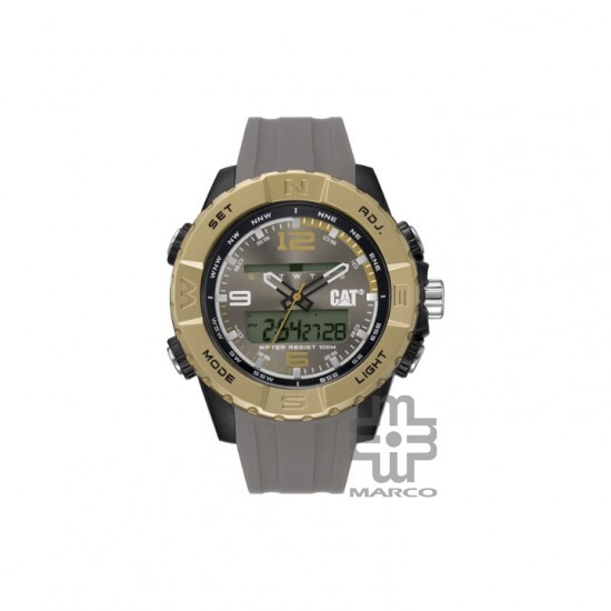 Caterpillar Cardiff MG-164-29-537 Light Grey Silicone Ana-digit Watch | 49MM | 2Y Warranty | 10ATM Caterpillar Cardiff MG-164-29-537 Light Grey Silicone Ana-digit Watch | 49MM | 2Y Warranty | 10ATM