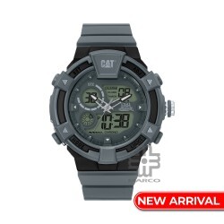 CAT DUALMODE MI-155-25-532 Gun Rubber Band Analog Watch | 10 ATM | 47 MM | 2Y Warranty