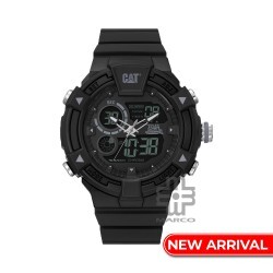 CAT DUALMODE MI-165-21-131 Black Rubber Band Analog Watch | 10 ATM | 47 MM | 2Y Warranty