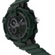 CAT DUALMODE MI-165-23-133 Green Rubber Band Analog Watch | 10 ATM | 47 MM | 2Y Warranty