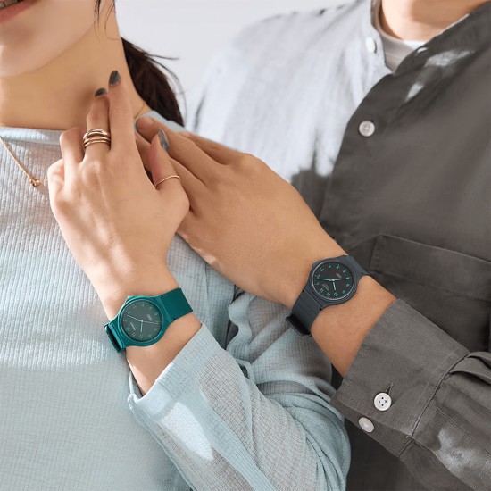 Casio General MQ-24B-3B Green Bio-Based Resin Band Men Watch / Women Watch / Youth Watch Casio General MQ-24B-3B Green Bio-Based Resin Band Men Watch / Women Watch / Youth Watch