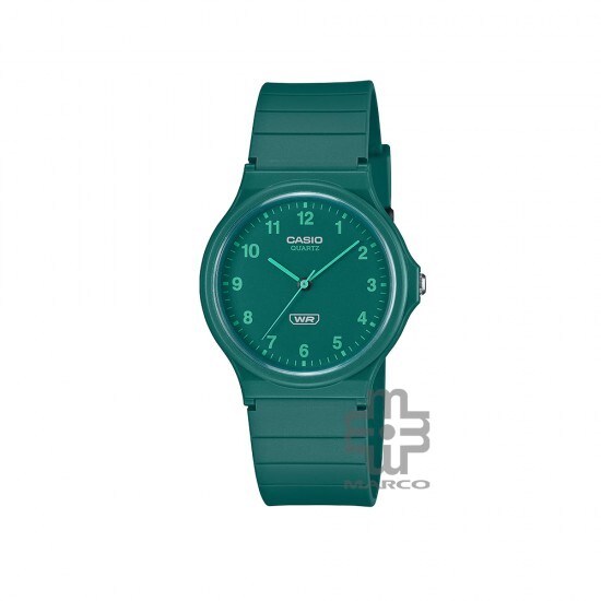 Casio General MQ-24B-3B Green Bio-Based Resin Band Men Watch / Women Watch / Youth Watch Casio General MQ-24B-3B Green Bio-Based Resin Band Men Watch / Women Watch / Youth Watch