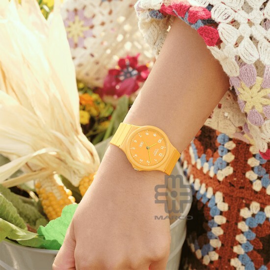Casio General MQ-24B-9B Yellow Bio-Based Resin Band Men Watch Casio General MQ-24B-9B Yellow Bio-Based Resin Band Men Watch