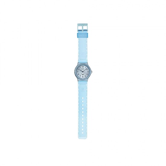 Casio General MQ-24S-2B Blue Translucent Resin Band Women Youth Watch