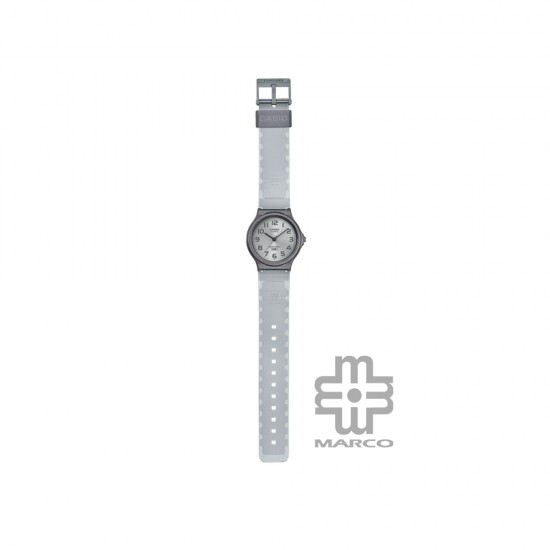 Casio General MQ-24S-8B Grey Translucent Resin Band Women Youth Watch Casio General MQ-24S-8B Grey Translucent Resin Band Women Youth Watch