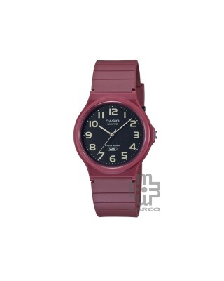 Casio General MQ-24UC-4B Matte Red Resin Band Men Youth Watch