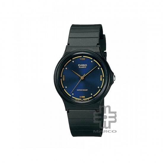 Casio General MQ-76-2A Black Blue Resin Band Men Youth Watch Casio General MQ-76-2A Black Blue Resin Band Men Youth Watch