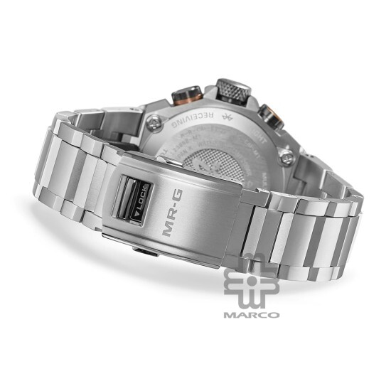 Casio G-Shock MR-G MRG-B2000D-1A Silver Titanium Band Men Watch