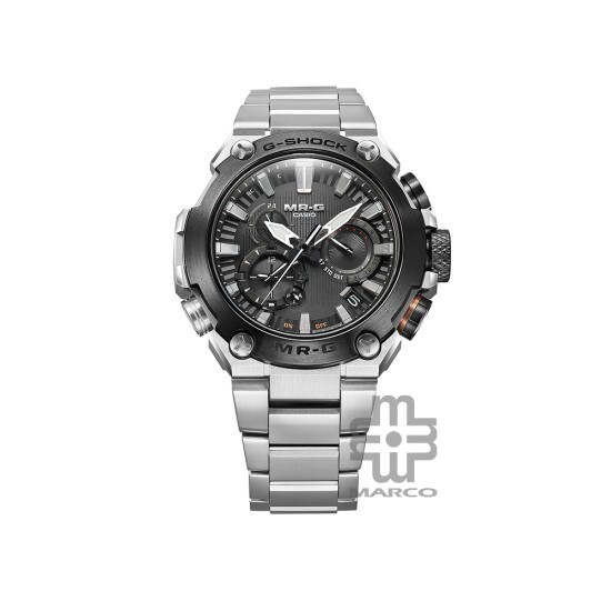 Casio G-Shock MR-G MRG-B2000D-1A Silver Titanium Band Men Watch