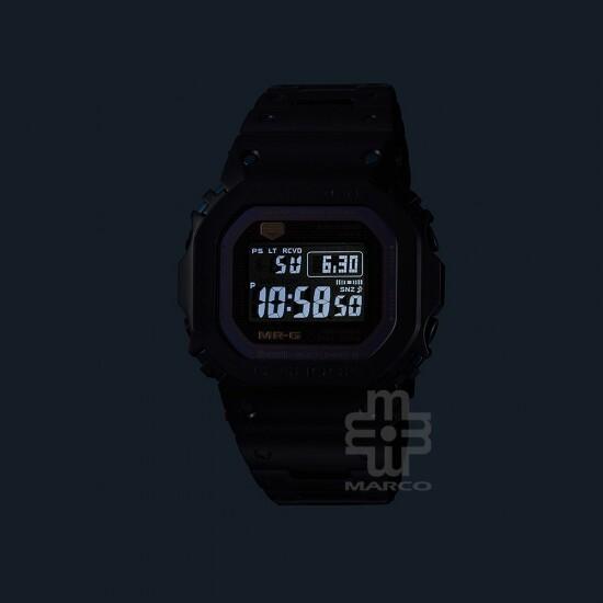 Casio G-Shock MR-G MRG-B5000BA-1 Black Titanium Band Men Watch