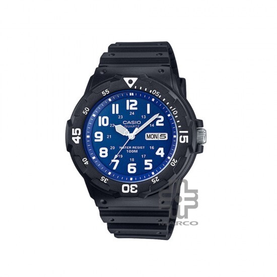 Casio General MRW-200H-2B2V Black Resin Band Men Youth Watch