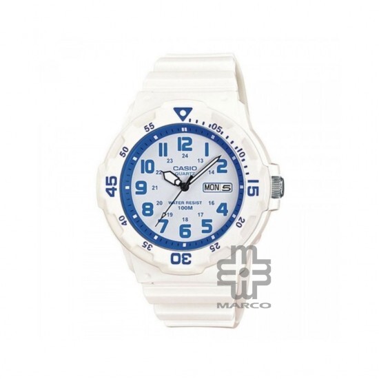 Casio General MRW-200HC-7B2V White Resin Band Men Youth Watch