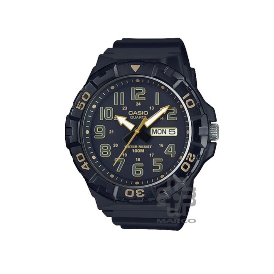 Casio General MRW-210H-1A2V Black Resin Band Men Watch Casio General MRW-210H-1A2V Black Resin Band Men Watch