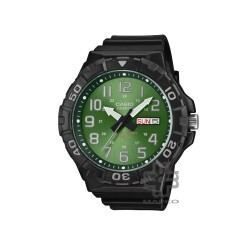 Casio General MRW-210H-3BV Black Resin Band Men Watch